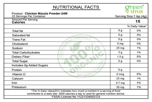 Organic Chicken Masala Powder-24M