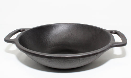 Cast Iron Flat Kadai -Pre Seasoned-Offer