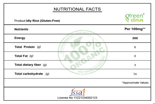 Organic Idly Rice (Gluten-Free)