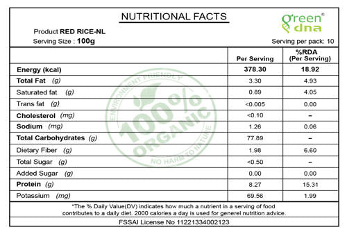 Organics Red Rice -NL