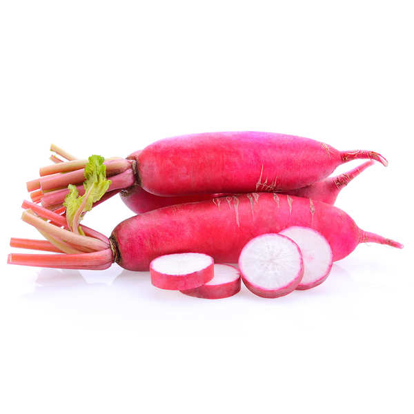 Organic Red Radish Sliced